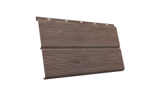 ЭкоБрус 0,345 Gofr Grand Line 0,45 Print Elite с пленкой White Wood TwinColor