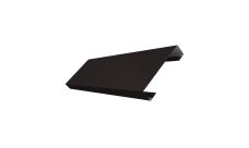 Ламель лицевая 100 забора жалюзи Texas Grand Line 0,5 Satin RAL 9005 черный