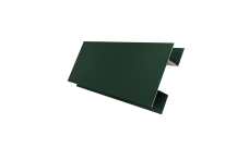 Планка H-образная стыковочная сложная 0,5 PE lite с пленкой RAL 6005 зеленый мох (2м)