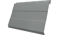 Вертикаль проф Grand Line 0,45 ПЭ с пленкой RAL 9006 бело-алюминиевый