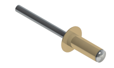 Заклёпка вытяжная Daxmer 3,2х8 RAL 1014 (20х1000шт) ал/ст