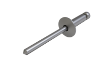 Заклёпка вытяжная Daxmer 4,0х16 (500шт) сталь/сталь