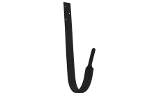 Крюк длинный Grand Line PU матовый 125 мм RAL 9005 черный