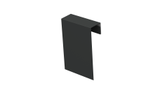 Соединительный профиль фибросайдинга 0,5 Rooftop Бархат RAL 7016 антрацитово-серый (3м)