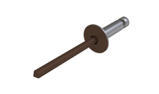 Заклёпка вытяжная Daxmer 3,2х10 (1000шт) сталь/сталь RAL 8017