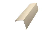 Декоративная накладка на столб универсальная угловая 80х80 для забора жалюзи 0,45 Print Elite Milky Wood TwinColor (2,5м)