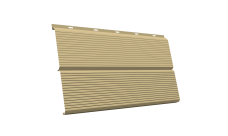 ЭкоБрус 0,345 Gofr Grand Line 0,45 PE с пленкой RAL 1014 слоновая кость