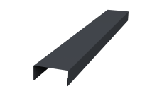 Крышка 30х15 жалюзи Texas 0,45 Drap-double TX RAL 7024 мокрый асфальт (2м)