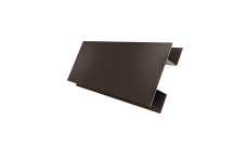 Планка H-образная Блок-Хаус new Grand Line 0,45 Drap TR RAL 8017 шоколад (3м)