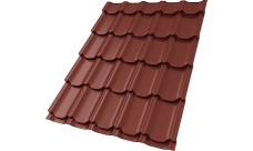 Профиль волновой "Квинта плюс" ("Kvinta plus") 0,45 PE RAL 3009 оксидно-красный