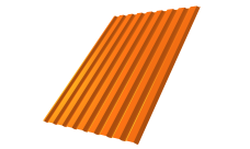 Профнастил С20A Grand Line 0,45 PE RAL 2004 оранжевый