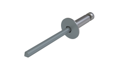 Заклёпка вытяжная Daxmer 4,8х10 RAL 7024 (500шт) нерж/нерж