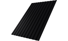 Профнастил С8A в01 Grand Line 0,45 Drap ТХ RAL 9005 черный