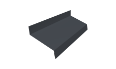 Отлив простой 50 0,45 Drap ST RAL 7024 мокрый асфальт (2м)