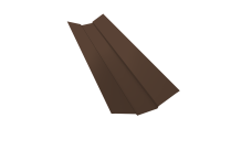 Планка ендовы верхней 95х80х95 0,5 PurPro Matt 275 RAL 8017 шоколад (2м)