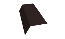 Планка карнизная 120х80 0,45 Drap ST RAL 9005 черный (2м)