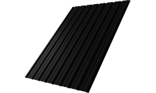 Профнастил С10B Grand Line 0,5 Rooftop Бархат RAL 9005 черный