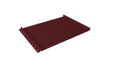 Кликфальц Line Grand Line 0,45 Drap TR с пленкой на замках RAL 3005 красное вино