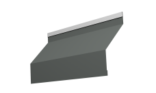 Ламель забора жалюзи Milan new 0,45 PE с пленкой RAL 7005 мышино-серый