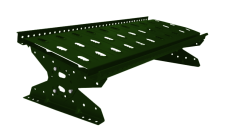 Мостик переходной Grand Line RAL 6002 1м