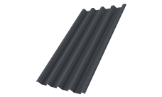 Профнастил Н60R v01 0,7 PE-Double RAL 7024 мокрый асфальт