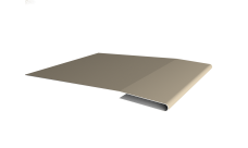 Планка начальная Grand Line 0,5 Satin с пленкой RAL 1015 светлая слоновая кость (2м)