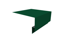 Планка околооконная сложная Блок-Хаус new Grand Line 250х75х27 0,5 Satin с пленкой RAL 6005 зеленый мох (2м)