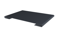 Планка стыковочная 0,45 Drap-double TX RAL 7024 мокрый асфальт (2м)