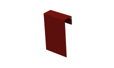 Соединительный профиль фибросайдинга Grand Line 0,5 Satin с пленкой RAL 3011 коричнево-красный (2м)