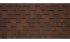 Черепица гибкая Tegola Sanremo pelle 227 (красно-коричневый)