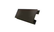 Планка H-образная стыковочная сложная 0,5 Atlas X с пленкой RR 32 темно-коричневый (2м)