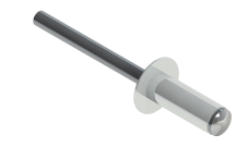 Заклёпка вытяжная Daxmer 3,2х8 RAL 9003 (20х1000шт) ал/ст