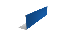 Нащельник 125 Texas 25х35 0,45 PE RAL 5005 сигнальный синий (L1,5)