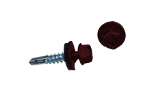 Саморез по металлу Daxmer 5,5х25 RAL 3005 (250) сверло №3