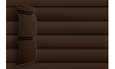 Сайдинг Блок-хаус Grand Line Акрил темный дуб (3,0м)