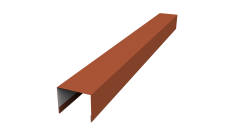 Крышка жалюзи Palermo 0,5 PurLite Matt RAL 8004 терракота (2м)