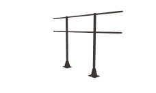 Ограждение кровельное для парапета на плоскую кровлю 2,0х1,2м RR 32
