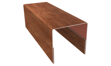 Планка П-образная заборная 20 0,45 Print Premium Rowan Fresh TwinColor (2м)