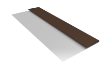 Планка стартовая Блок-Хаус новый Grand Line 0,5 Rooftop Бархат RAL 8017 шоколад (2м)