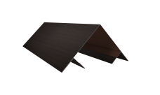 Планка угла внешнего составная верхняя Экобрус Grand Line 0,45 Принт Элит Кофейное дерево TwinColor (2м)