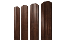 Штакетник Twin фигурный Grand Line 0,45 Print Elite Cherry Wood TwinColor