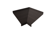 Угол отлива внутренний 250 0,45 Print Elite с пленкой Coffee Wood TwinColor