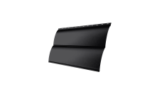 Блок-хаус new Grand Line 0,45 Drap TX с пленкой RAL 9005 черный