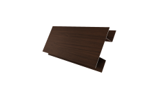 Планка H-образная стыковочная сложная Grand Line 0,45 Print Elite Choco Wood TwinColor (2м)