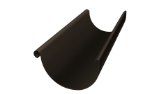 Желоб полукруглый Grand Line PU 150 мм 3 м RR 32 темно-коричневый